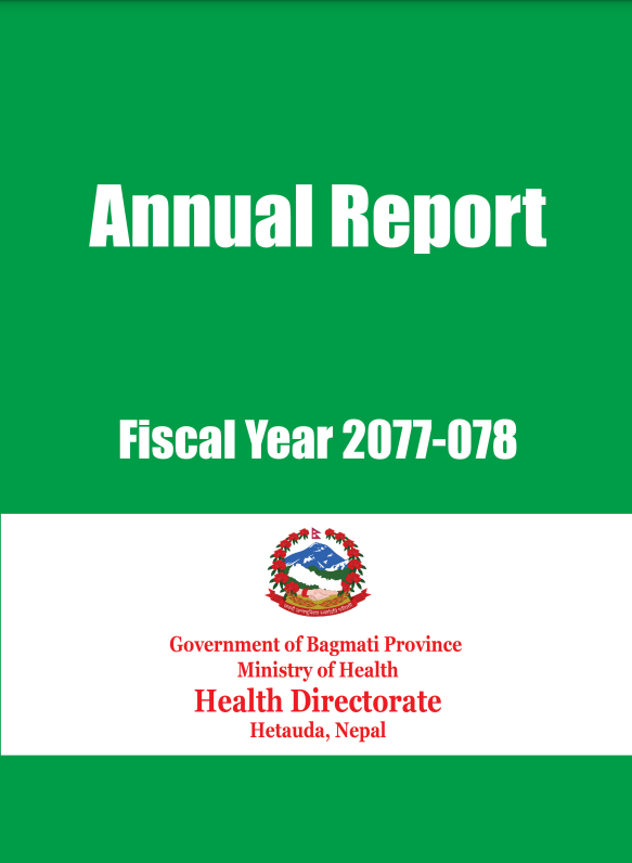 Annual Health Report of Bagmati Province 2077/78